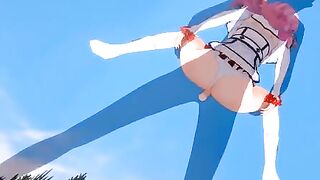 Hentai with Kaifuku ending, featuring Flare Arlgrande in an intense scene