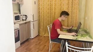 The computer broke down, called a friend to fix it, and he fucked me
