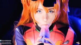 Asuka Langley-Short-haired beauty with an intense sex drive