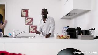 Hot cheating scene with Valentina Ricci and a huge black cock in stunning HD