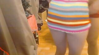 Schoolgirl seduces her boyfriend making a blowjob and fucking with him