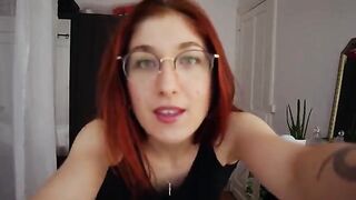 Trish Collins shows off her body in sexy lingerie during a solo try-on session