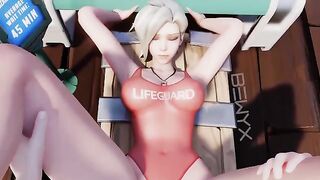 The Angel of Mercy takes a big cock in her pussy in this hot POV scene