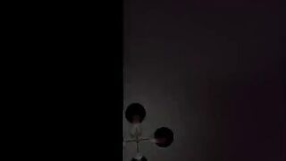 Mei has fun in the bathroom with a huge cock in this animated scene