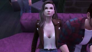 The student seduces her professor using her body to get a high grade