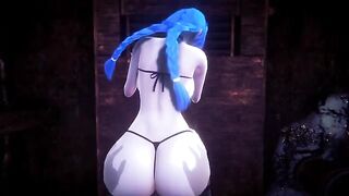 POV of a guy who JINXED the sexy League of Legends cosplayer