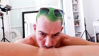 Eat her pussy and fuck her hard with your big cock