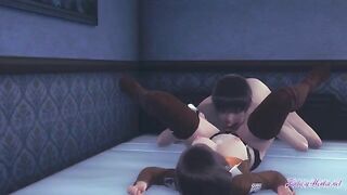 Attack on Titan Hentai - Mikasa gets her cunt eaten and licked