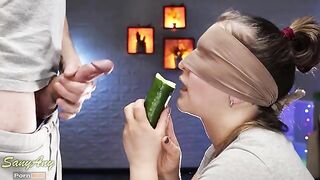 My friend tricked me blindfolded with the taste game - SanyAny