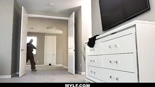 Joslyn James babysits for her boss and gets wild