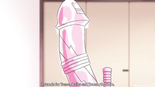Hentai girl with big ass fucked by two cocks