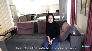 A girl realtor cheats on her husband with a client in 4K