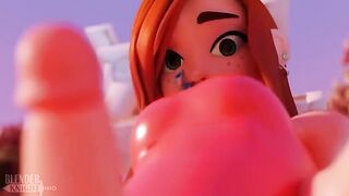 Wendy Corduroy 3D sound - Gravity Falls inspired anime action