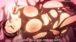Cartoon hentai Jashin Shoukan Inran Kyonyuu Oyako Ikenie Gishiki Episode 2