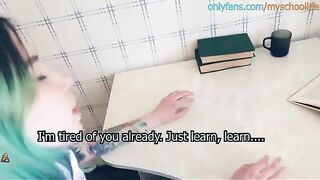 Schoolgirl got fucked by a teacher in ass - MySchoolLife
