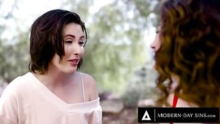 Casey Calvert and Arabelle Raphael invite Casey's ex-boyfriend for a threesome