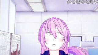 Hentai with a cute girl who doesn't want to get involved in sex
