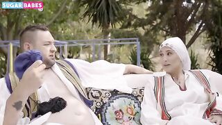 Hot Greek MILF gets her asshole gapped by a horny farmer
