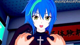 Xenovia Quarta getting fucked in High School DxD