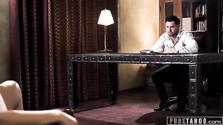 Sex Addict Charlotte Sins Persuades Her Sex Therapist to Give In
