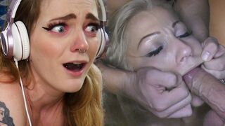 Most powerful cock she experienced, a British girl's reaction