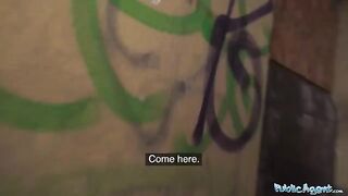 An 18-year-old girl knows how to entertain in a basement for cash