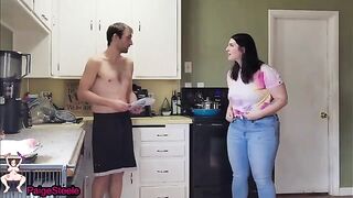 He said my blowjobs suck, so I proved him wrong with Paige Steele's curvy prowess!