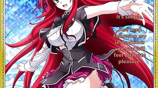 Rias Gremory welcomes her new servant with a hentai JOI twist