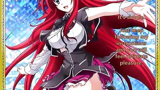 Rias Gremory welcomes her new servant with a hentai JOI twist