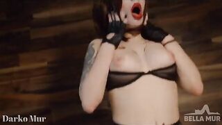 The sexy bitch Moxxi is being fucked by a huge cock with no mercy