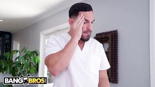 The busty PAWG Blake Blossom gets a sensual massage from Peter Green