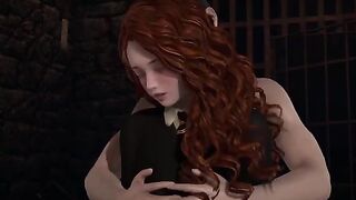 Hermione Granger gets banged by Harry Potter on the third floor