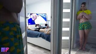 Stepdaughter continues to spy on her stepfather in a daring act
