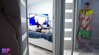Stepdaughter continues to spy on her stepfather in a daring act