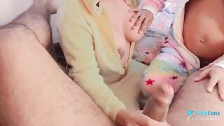 A trio with a pregnant woman of 6 months is an unforgettable experience