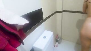Busty stepmom fucked by accident in the shower