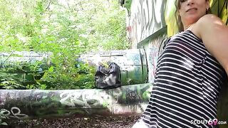 German mature bleached and fucked raw by Turkish stud in hardcore scene