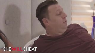 Ember Snow is desperate for sex, showing Vina Sky how to do it