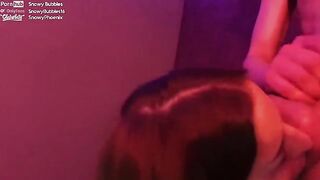 Her face got destroyed in a rough, extreme deepthroat session