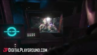 Emily Woods and Ruby Sims reward their captain with sex