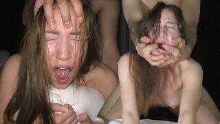 College girl gets fucked hard by a big dick in POV