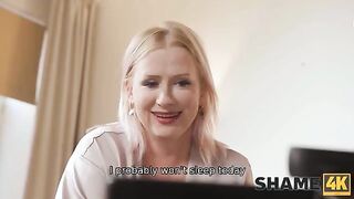 A hot mature woman is fucking for silence with a young guy in this steamy Shame 4K scene