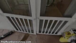 I got fucked by my husband's friend in the kitchen while he was away