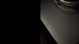 I got fucked by my husband's friend in the kitchen while he was away