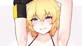 Yang from RWBY teaches you how to edge like a pro in this hot JOI scene