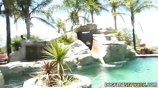 Petite Aliya Brynn gets smashed by 21 BBCs in a gangbang