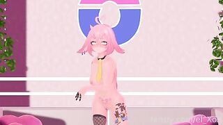 A first-time anal experience for a VTuber, exploring new boundaries