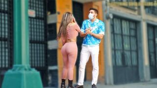 Latin beauty seduces a rich guy and takes his cock in her juicy pussy