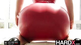 Abella Danger gets her big ass pounded with intense double penetration
