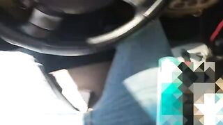 My nosy neighbor caught me jerking off in my car and threatened to tell the housing authority